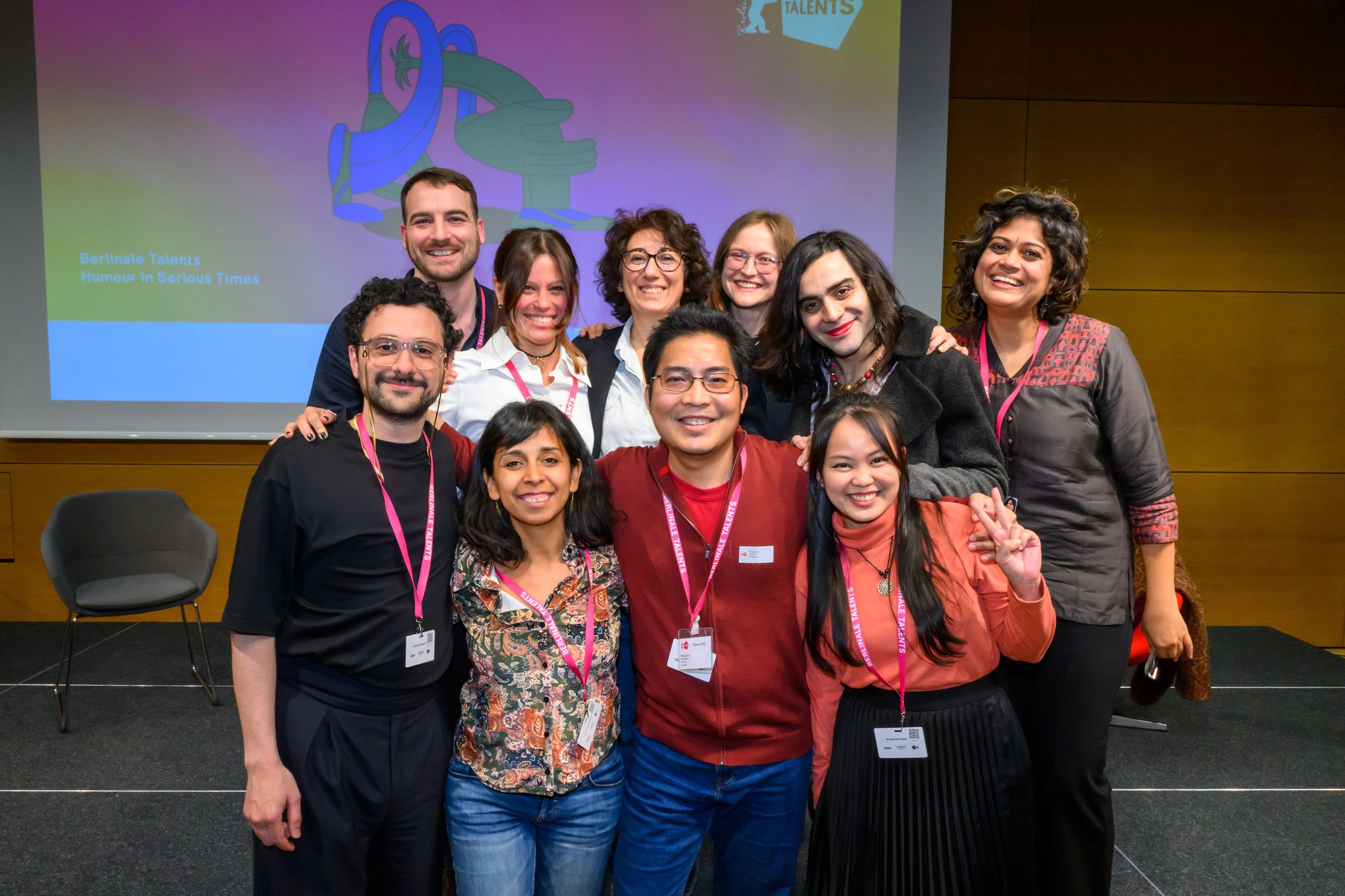 The 2023 Doc Station participants with Head of Doc Station Zeynep Güzel.
