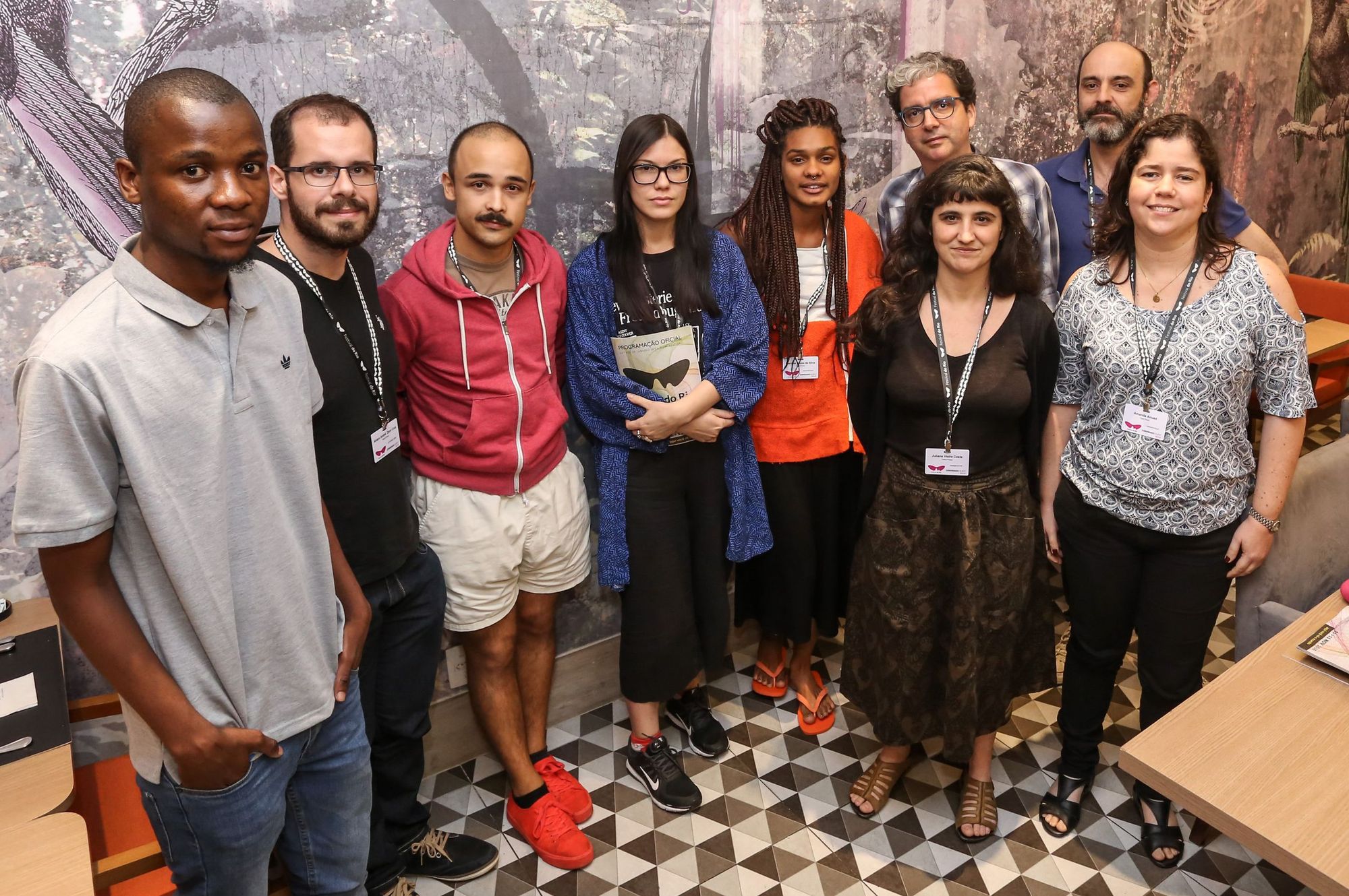 The participants and mentors of Talent Press Rio 2018 © Davi Campana, Festival do Rio