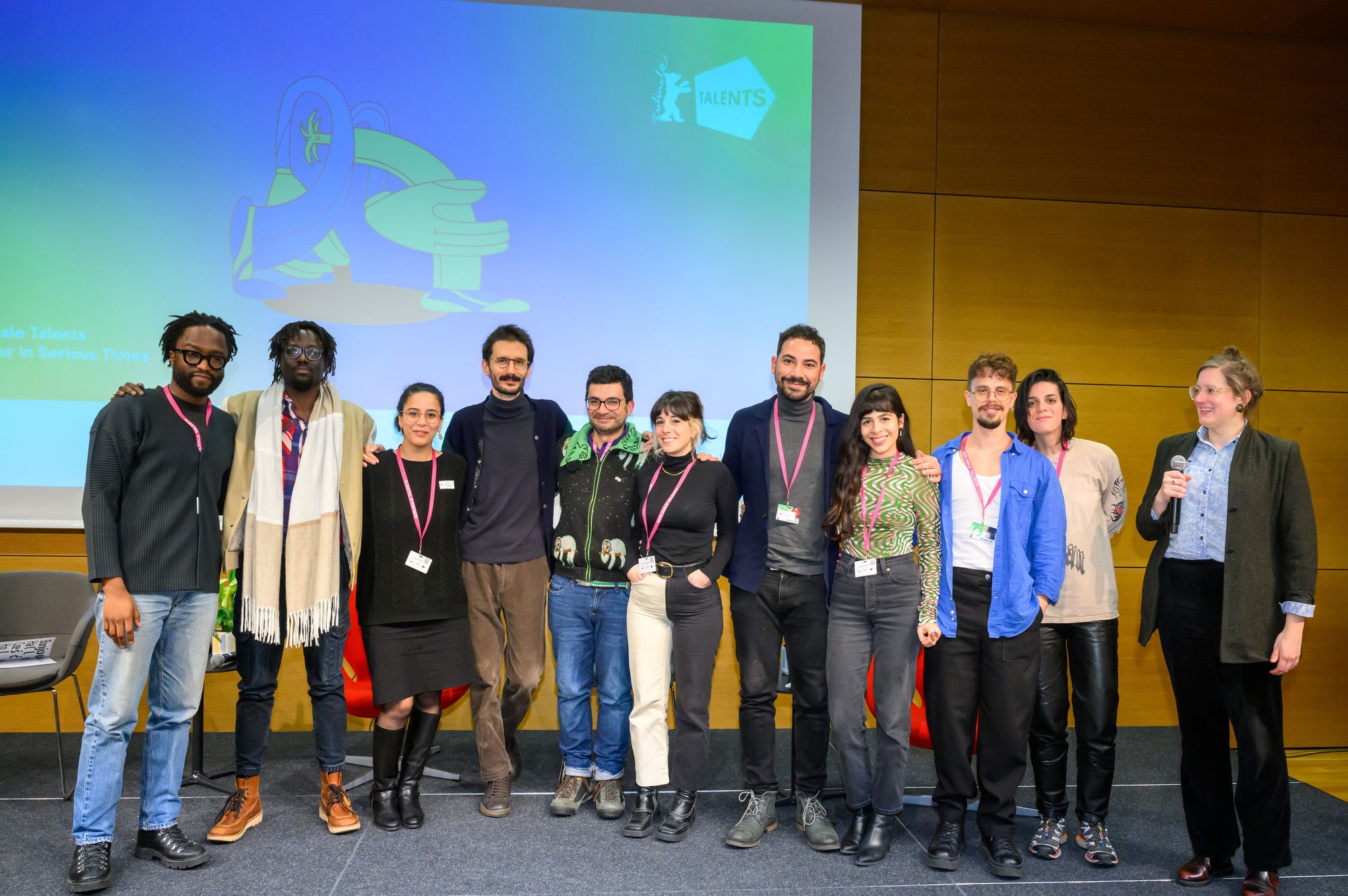 Participants of the Short Form Station 2023 after their presentations at the EFM.
